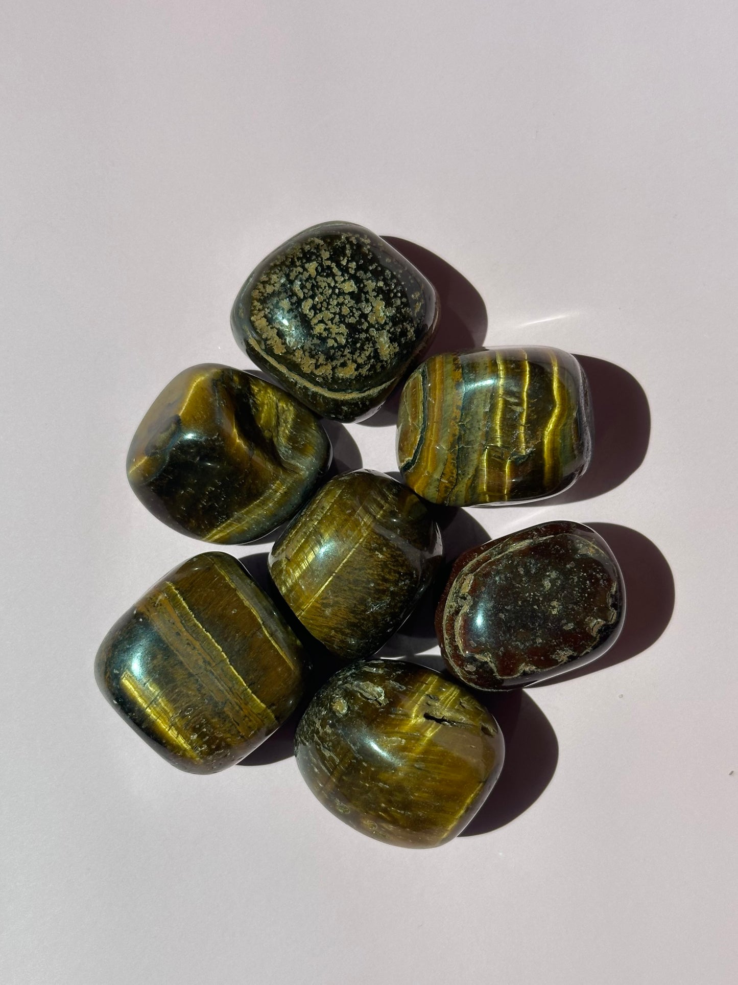 Tiger Eye Tumbled Crystal | Tumbled Stone