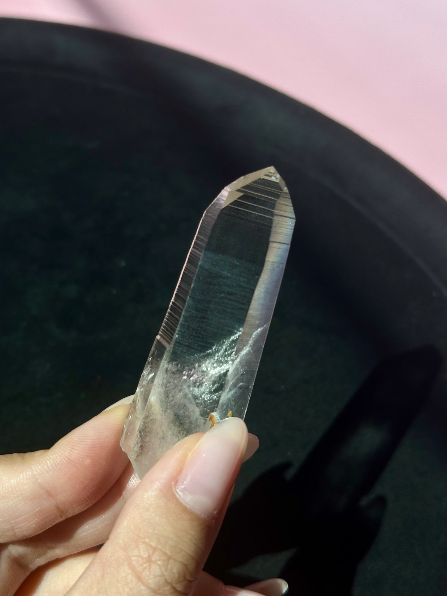 Rare Himalayan Quartz Crystal | Raw Clear Quartz Point from Nepal
