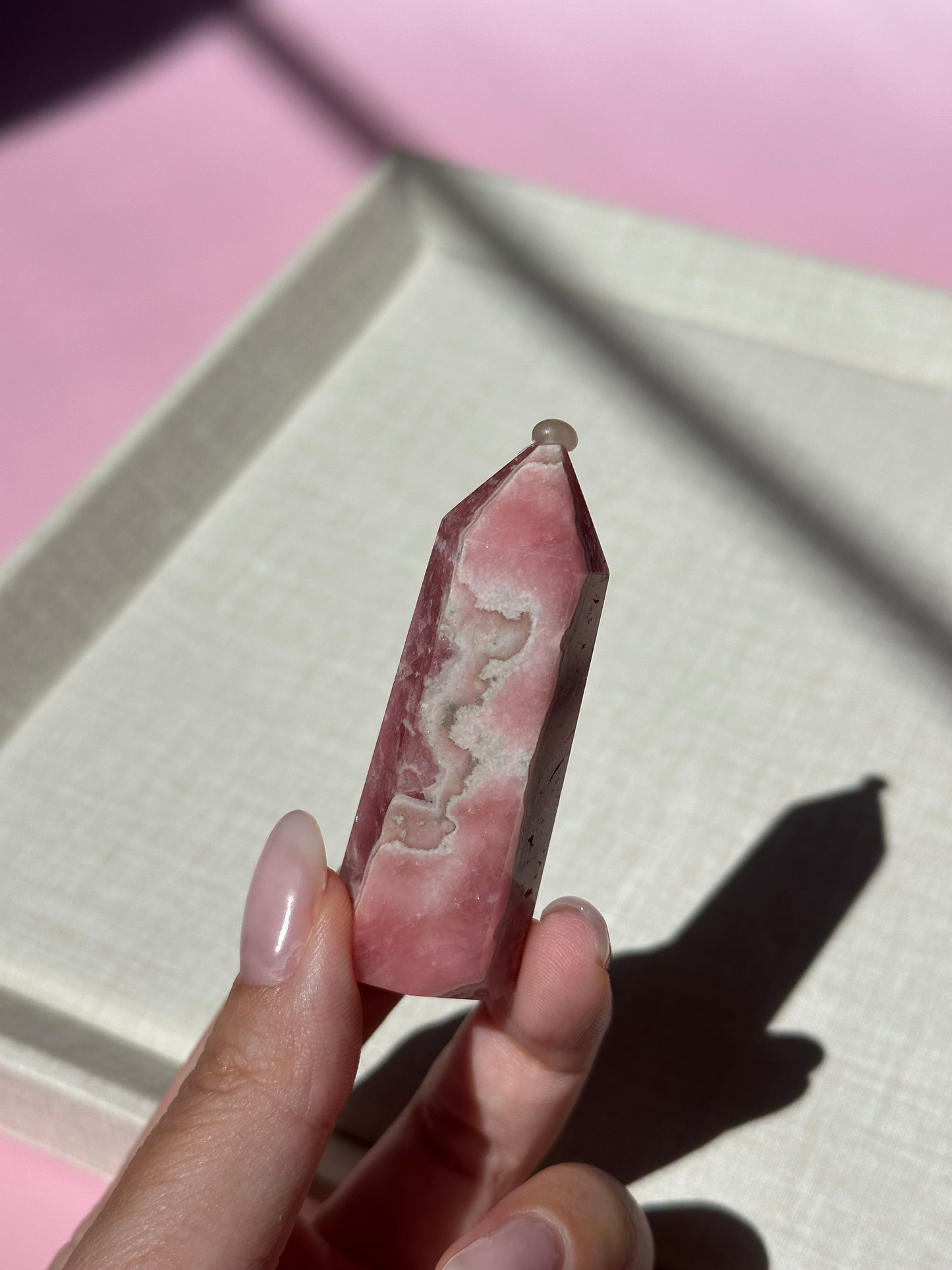 Rhodochrosite Point