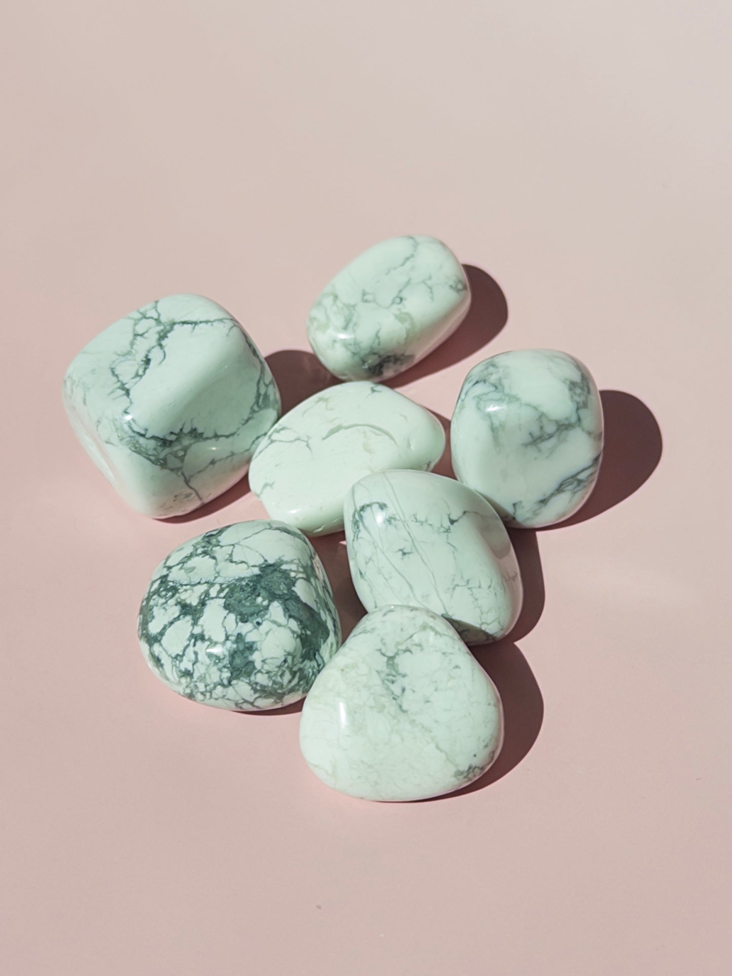 Howlite Tumbled Crystal | Tumbled Stone