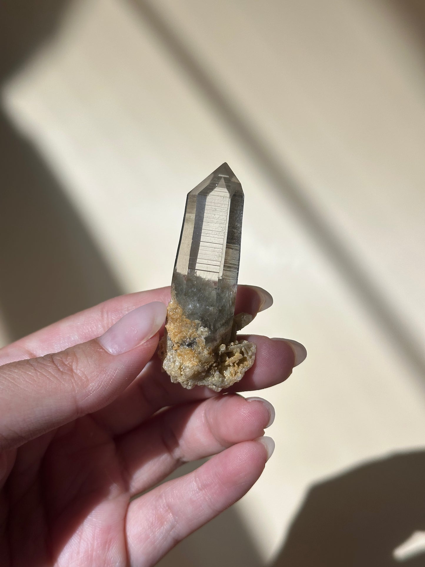 Rare Himalayan Quartz Crystal | Raw Clear Quartz Point from Nepal