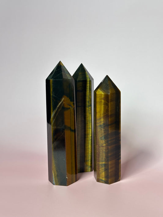 Medium Tiger Eye Tower